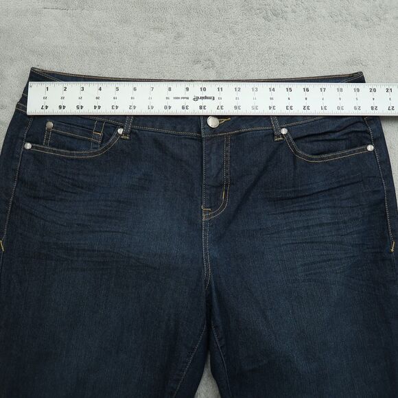 Torrid Jeans Women's Size 18S Blue High-Rise Skinny Denim Pants 28.5" Inseam - Picture 12 of 13